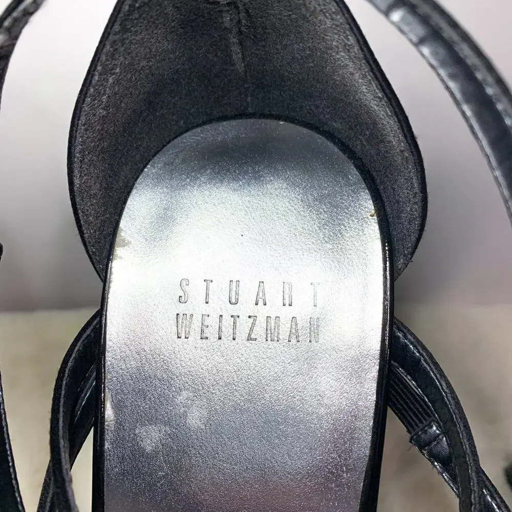 STUART WEITZMAN Strappy Platform Stiletto Heels